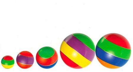 Купить Мячи резиновые (комплект из 5 мячей различного диаметра) в Кириллове 
